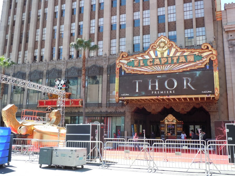 The Hollywood premiere for Thor...